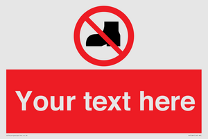 Custom No outdoor footwear